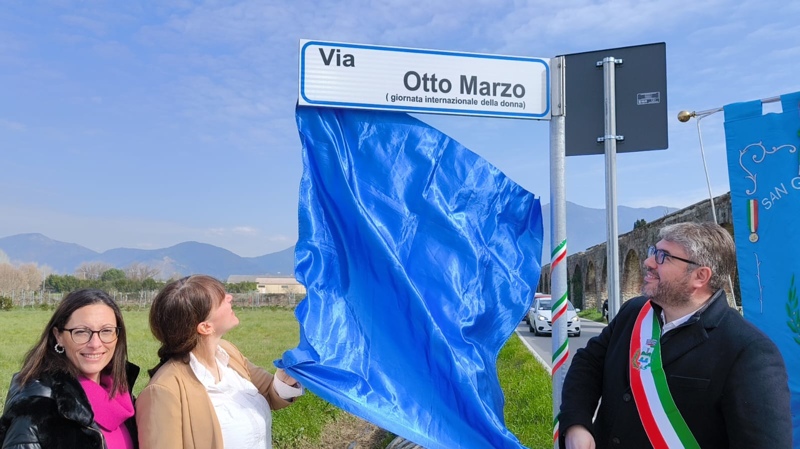 INAUGURATI I “GIARDINI 8 MARZO” E  “VIA 8 MARZO” A SAN GIULIANO TERME